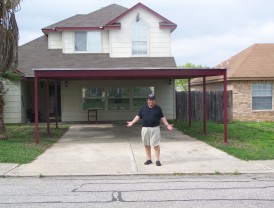 attached metal carport